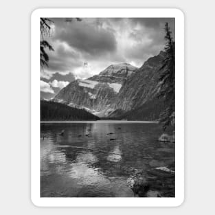 Jasper National Park Mountain Snowy Peak Photo V2 V4 Sticker